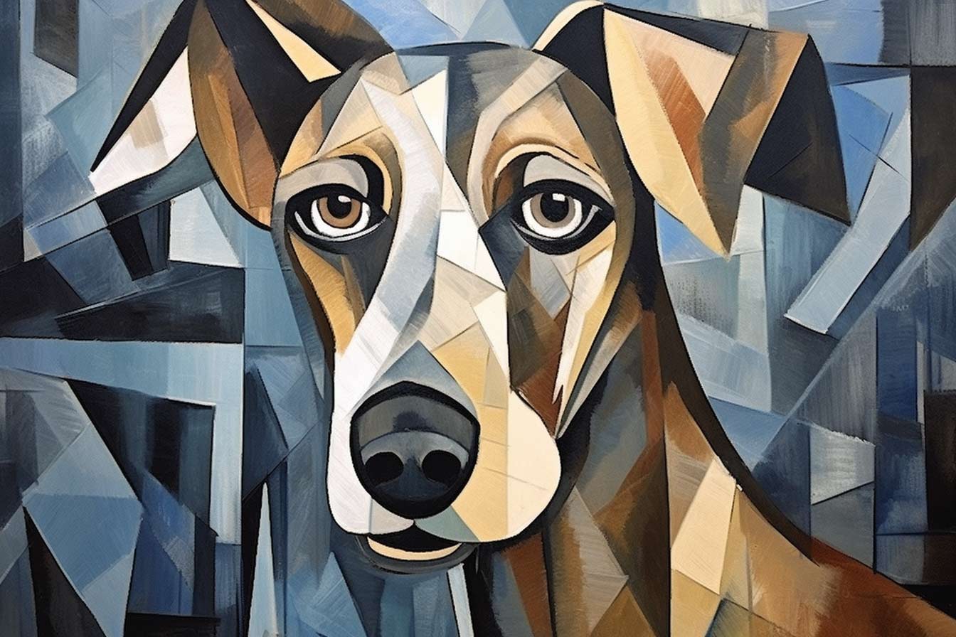 Cubism Paintings of a Dog: Georges Braque