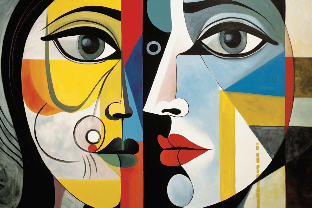 Synthetic Cubism And Multifaceted Portrait