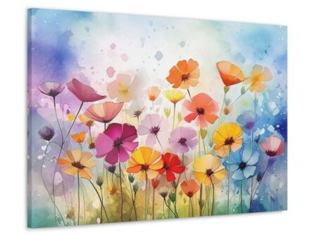 Abstract Flower Canvas 36 x 24